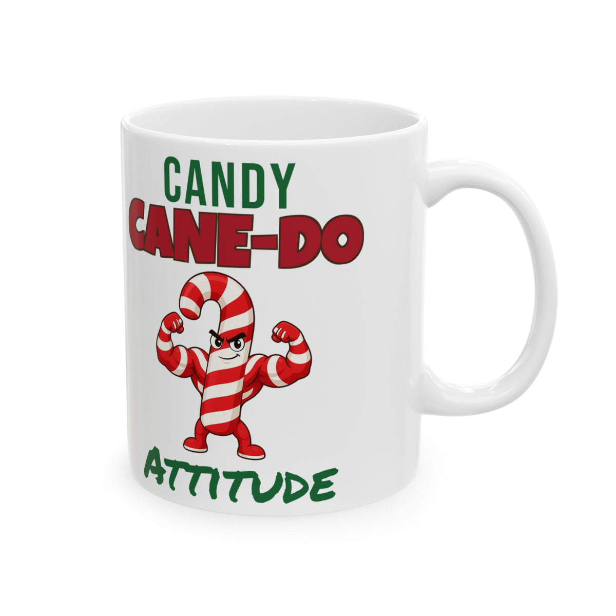 Candy Cane-Do Attitude Mug