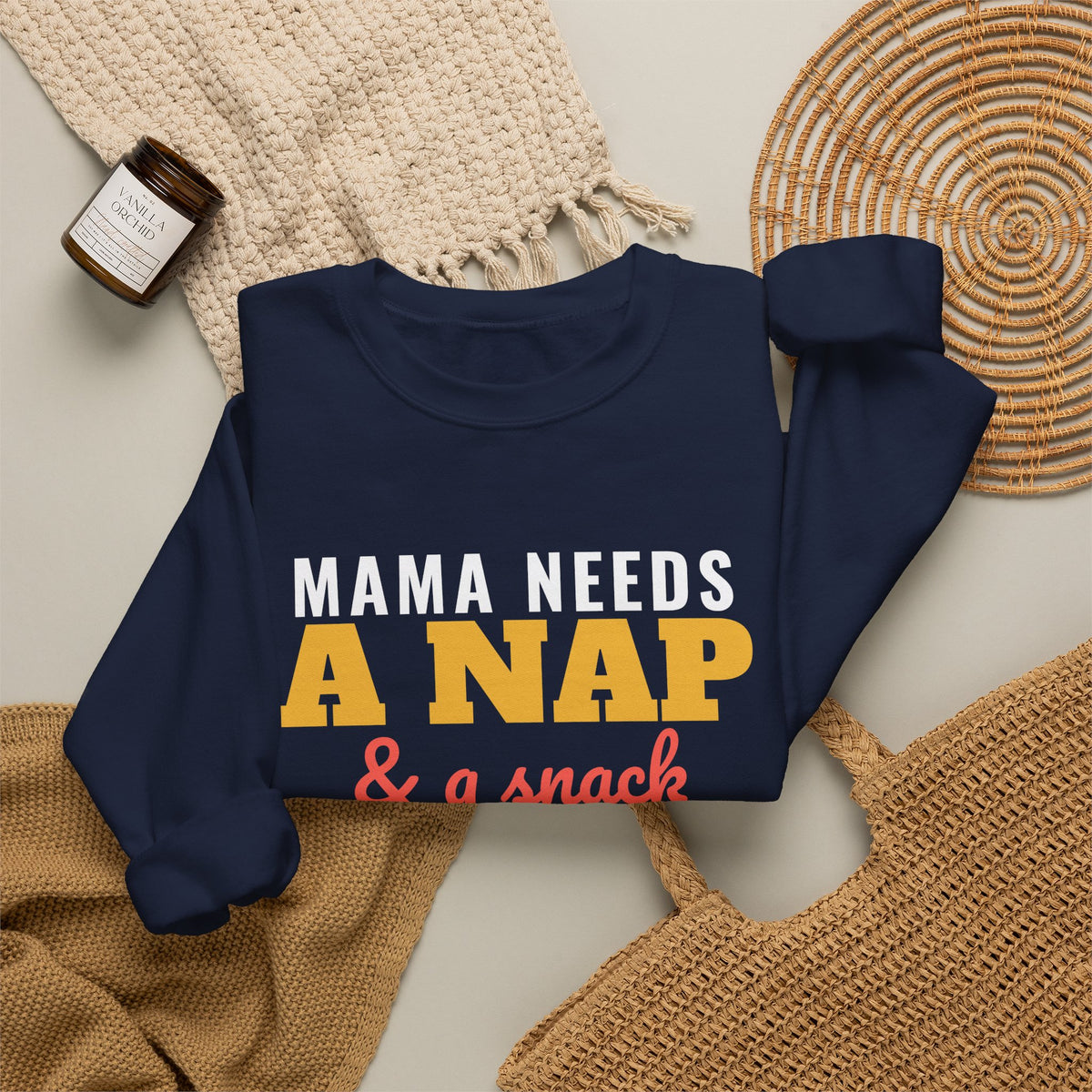 Mama Needs A Nap And A Snack Sweatshirt – gift for Mom, photo 20