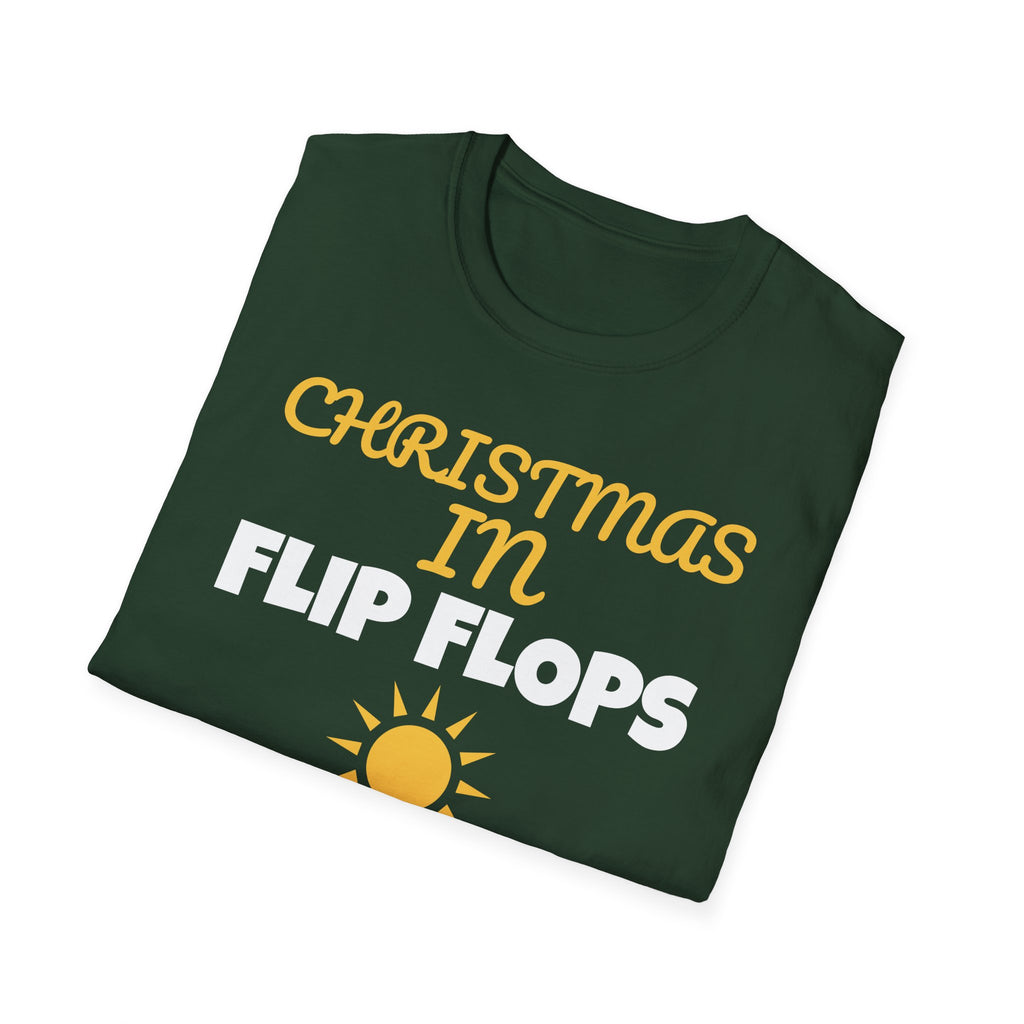 Christmas In Flip Flops Warm Weather Beach Christmas T-Shirt – Gifted Porch, view 13