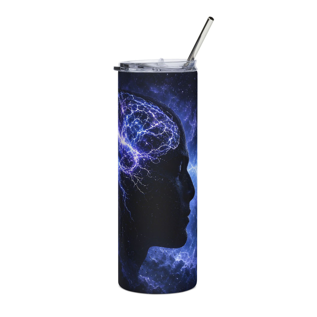 Storm Mind 20oz tumbler – surreal neural art tumbler by Gifted Porch
