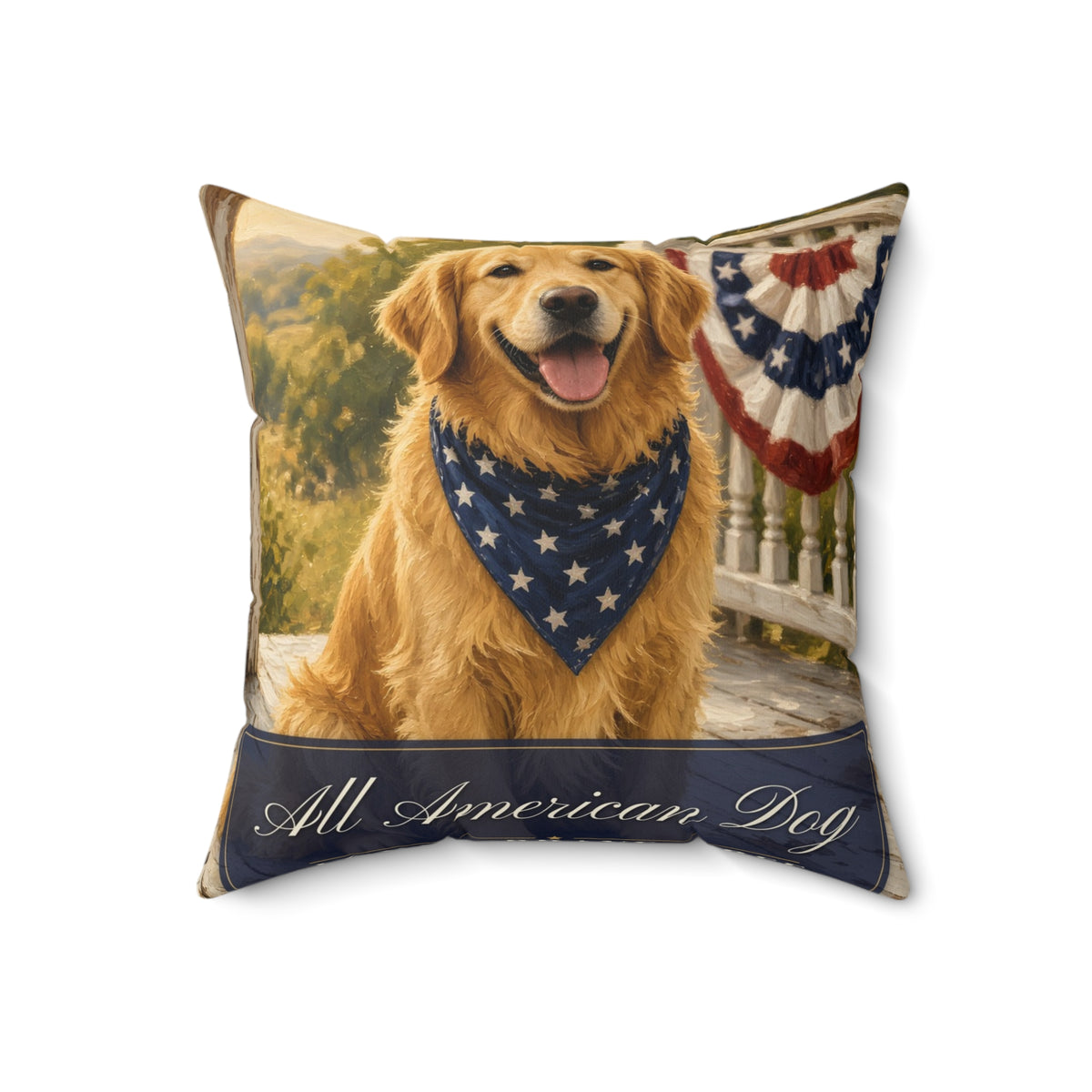 All American Dog Pillow