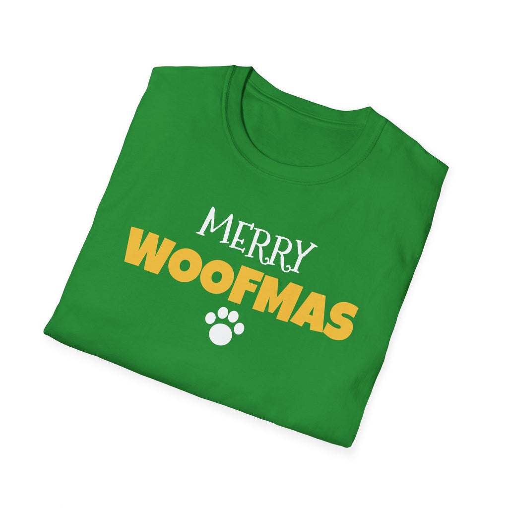 Merry Woofmas Funny Dog Christmas T-Shirt Dog Mom Dog Dad Holiday Gift Tee – Gifted Porch