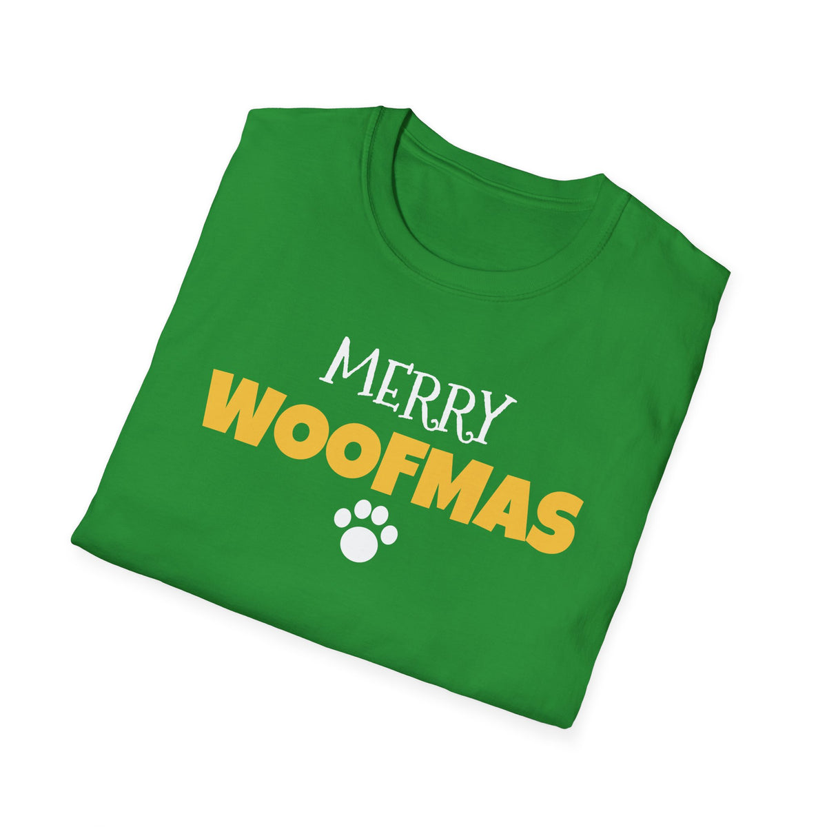 Merry Woofmas Funny Dog Christmas T-Shirt Dog Mom Dog Dad Holiday Gift Tee – Gifted Porch