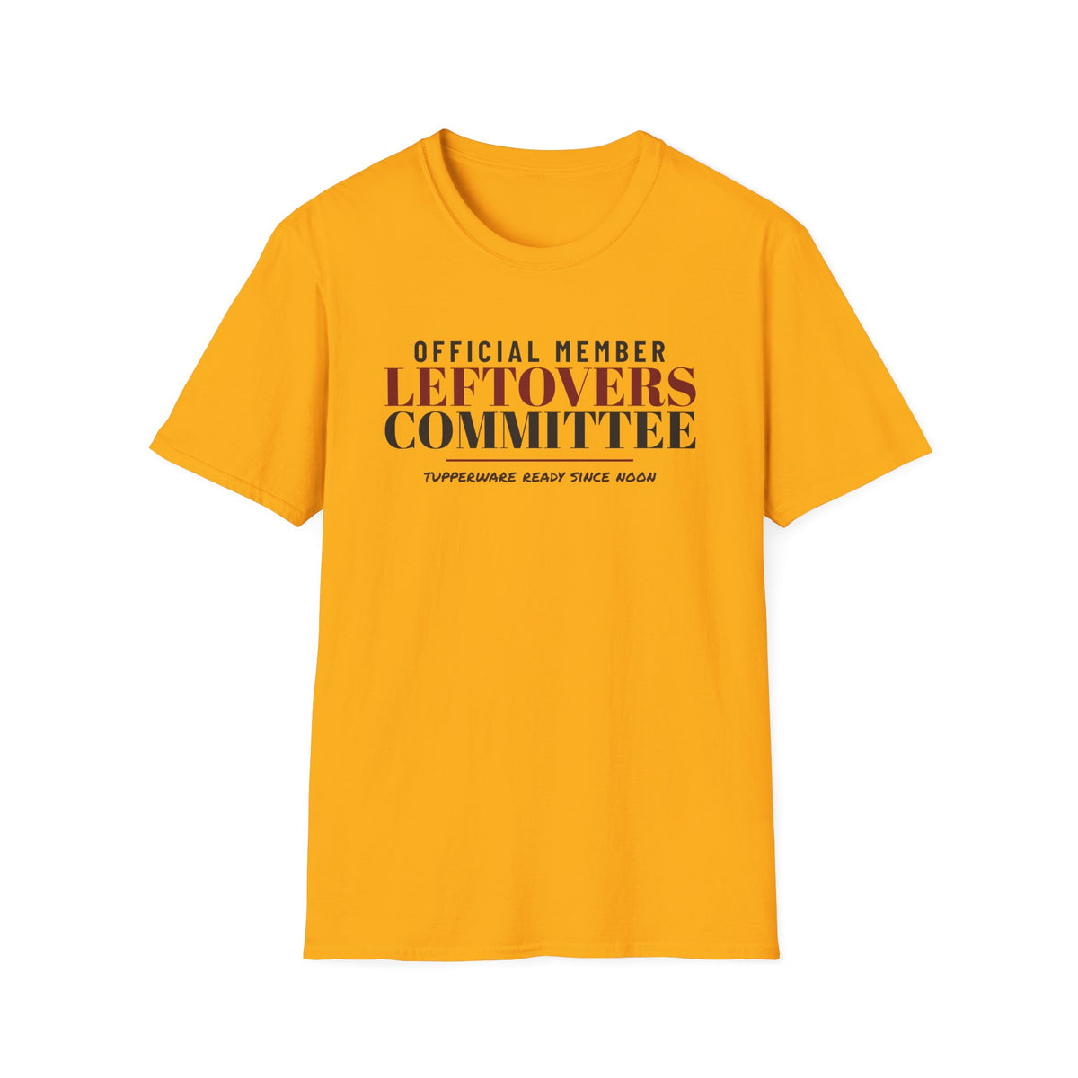 Official Member Leftovers Committee Thanksgiving T-Shirt – Gifted Porch, view 3