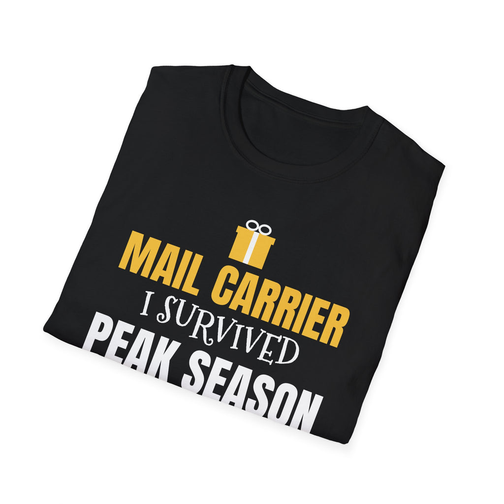 Mail Carrier I Survived Peak Season Funny Christmas T-Shirt Postal Worker Gift – Gifted Porch