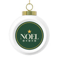 Noel Star Glass Ball Ornament