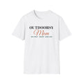Outdoorsy Mom Bug Spray And Snacks Camping Mom T-Shirt – Gifted Porch, view 1