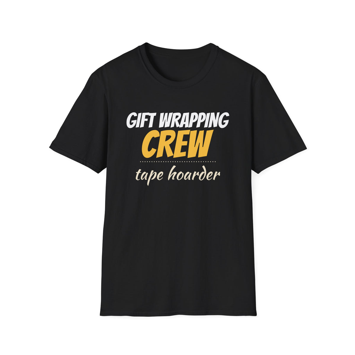 Gift Wrapping Crew Tape Hoarder Matching Christmas T-Shirt – Gifted Porch, view 2