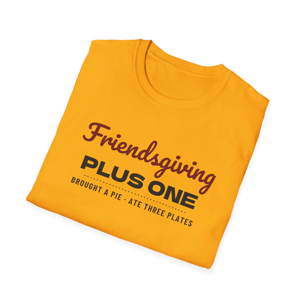 Friendsgiving Plus One Funny Fall T-Shirt – Gifted Porch, view 16