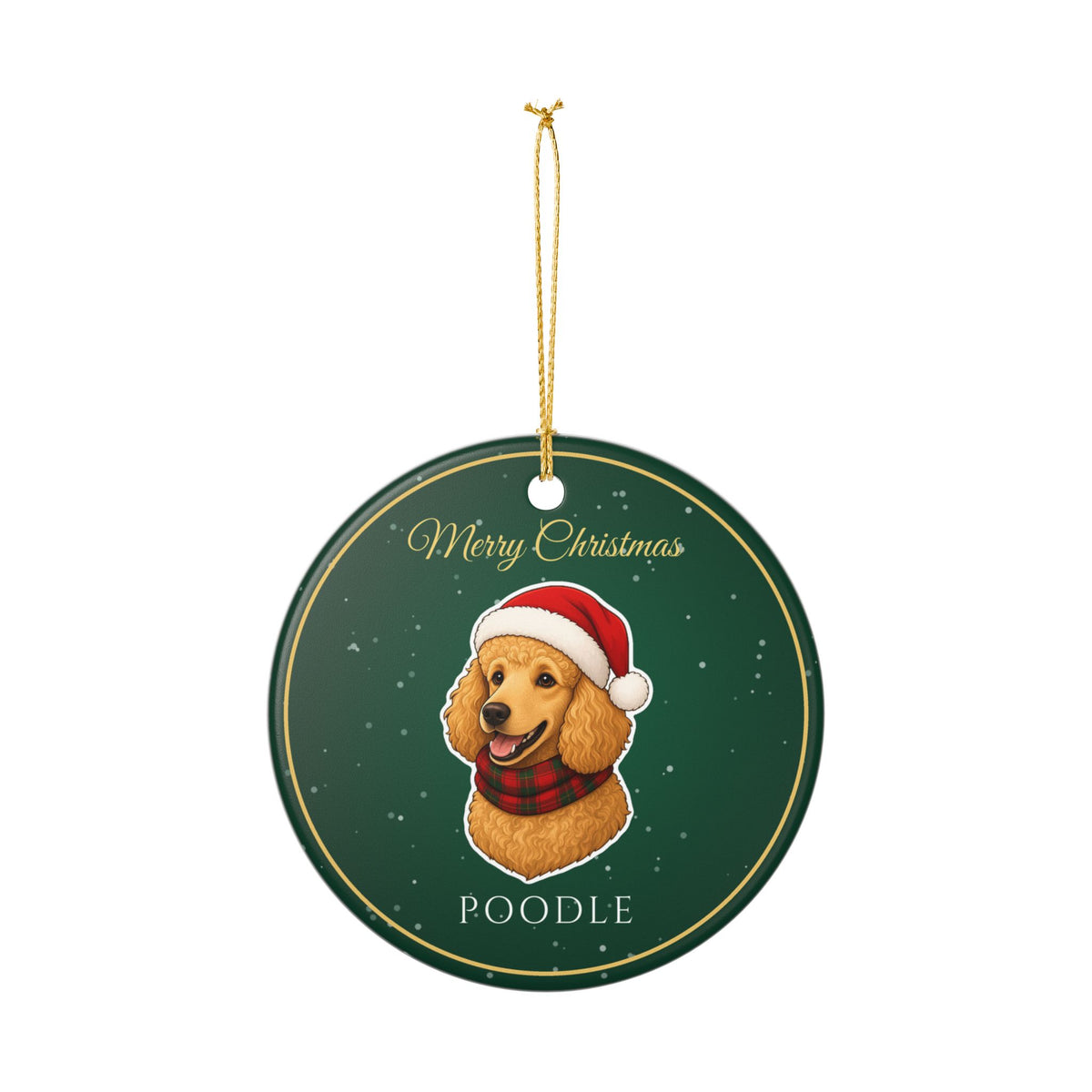 Poodle Dog Christmas Ornament – Gifted Porch, view 7