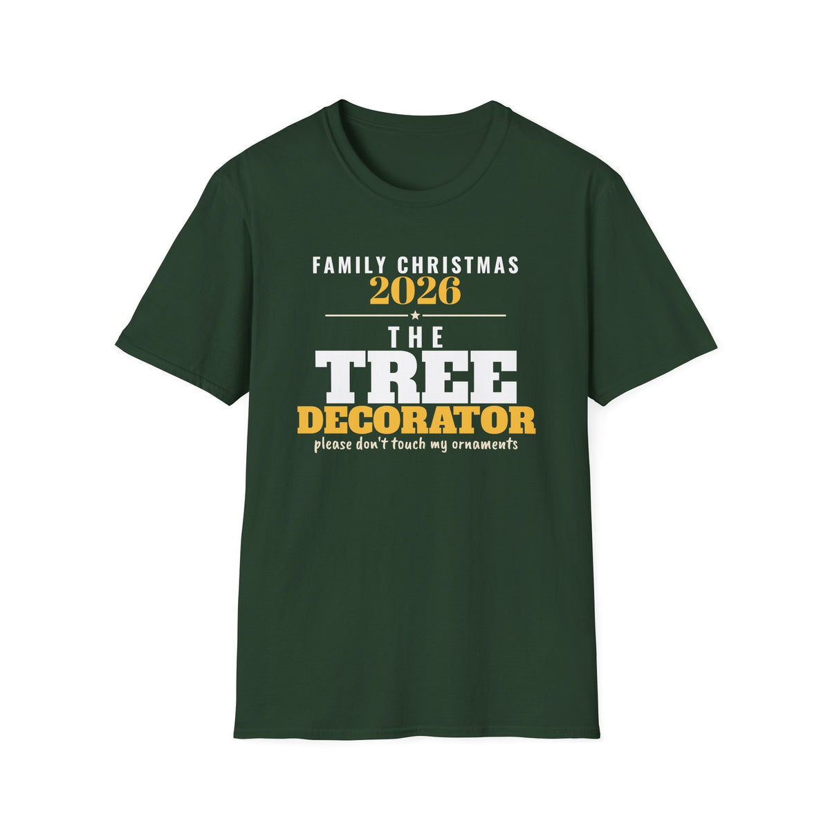 The Tree Decorator Family Christmas 2026 Matching T-Shirt – Gifted Porch, view 3