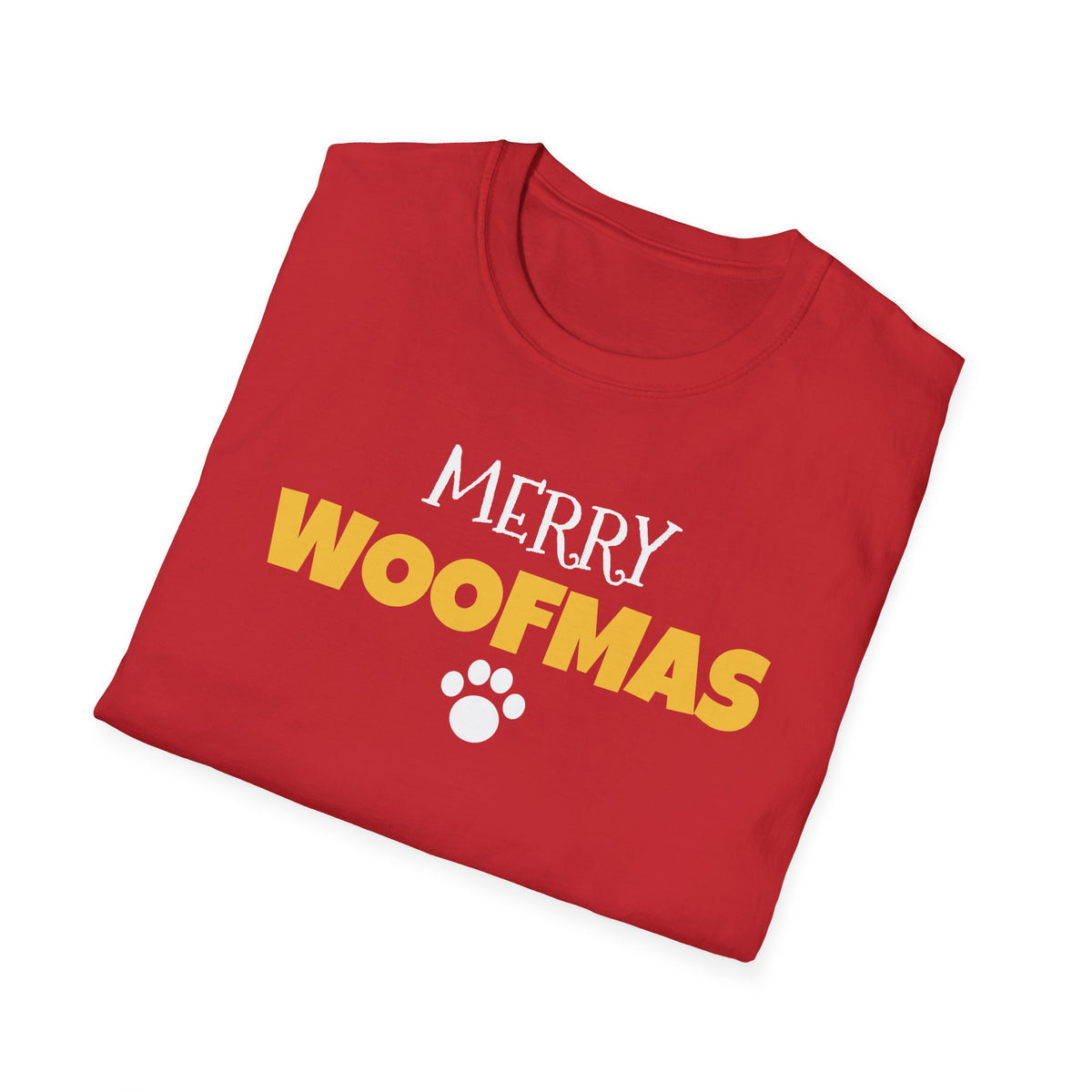Merry Woofmas Funny Dog Christmas T-Shirt Dog Mom Dog Dad Holiday Gift Tee – Gifted Porch