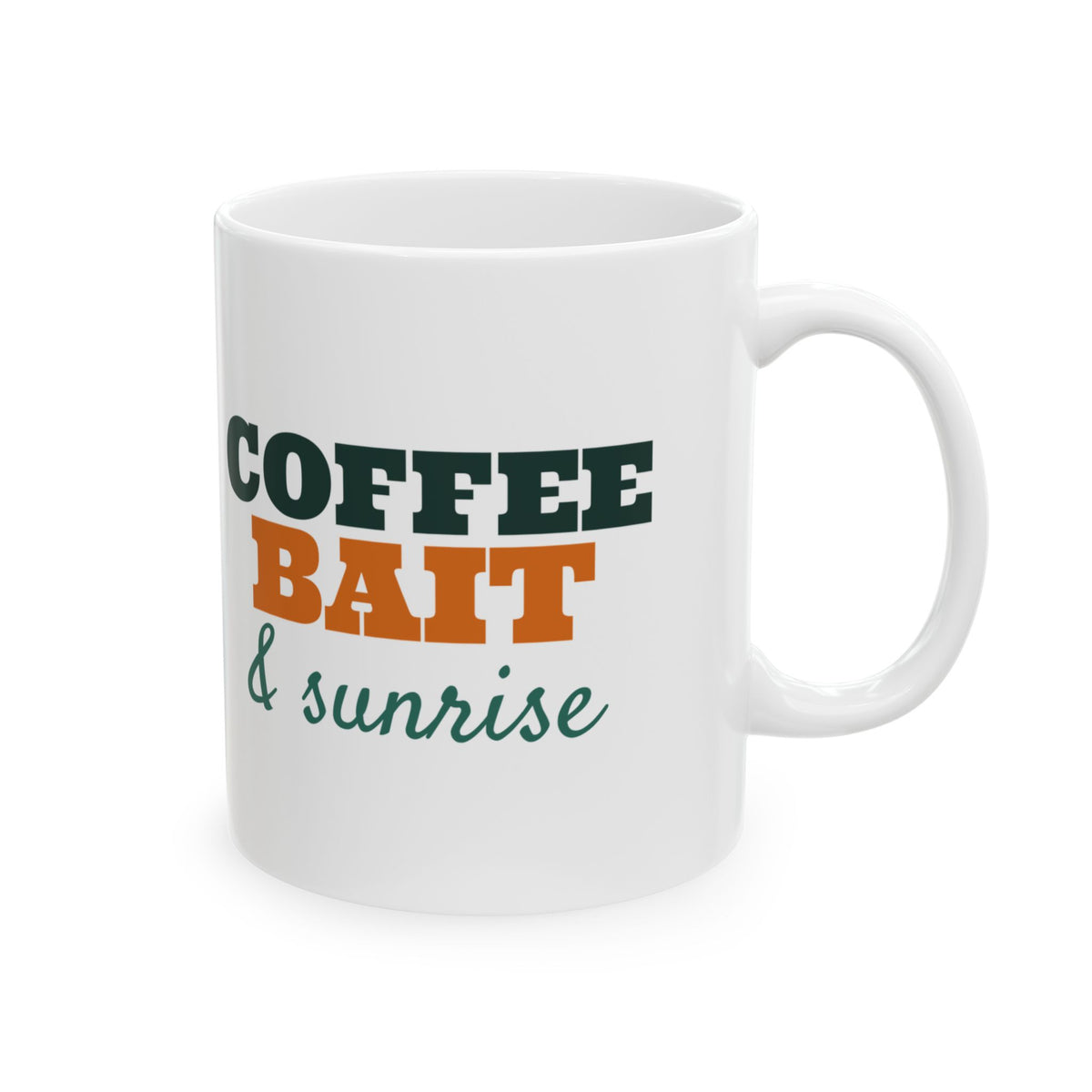 Coffee Bait And Sunrise Fishing Mug Fisherman Gift – Gifted Porch, view 5