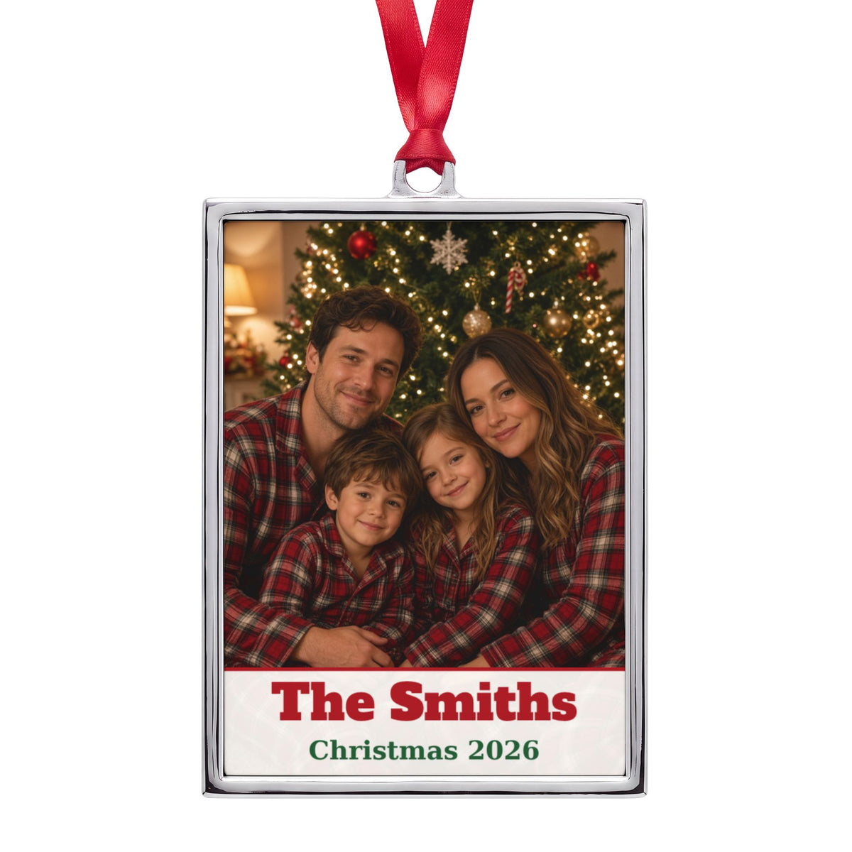 Personalized Family Photo Frame Ornament