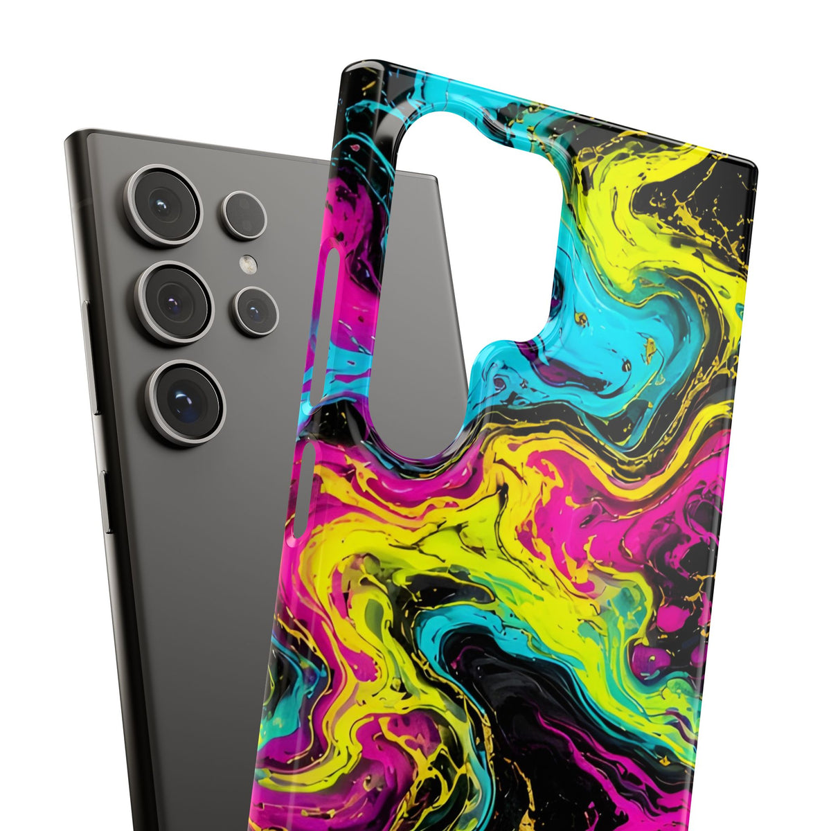 Neon Marble Abstract Phone Case