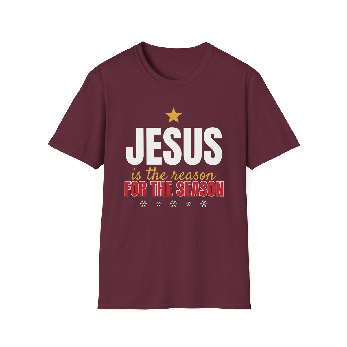 Jesus Is the Reason for the Season Christian Christmas T-Shirt Faith Gift Tee – Gifted Porch
