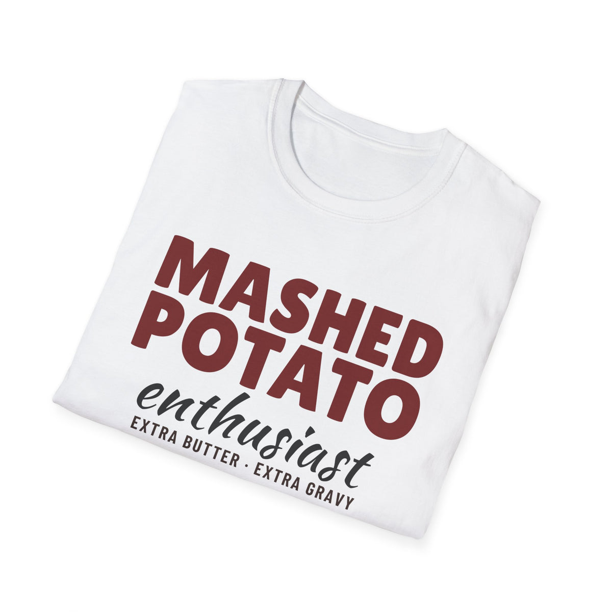 Mashed Potato Enthusiast Funny Thanksgiving T-Shirt – Gifted Porch, view 9