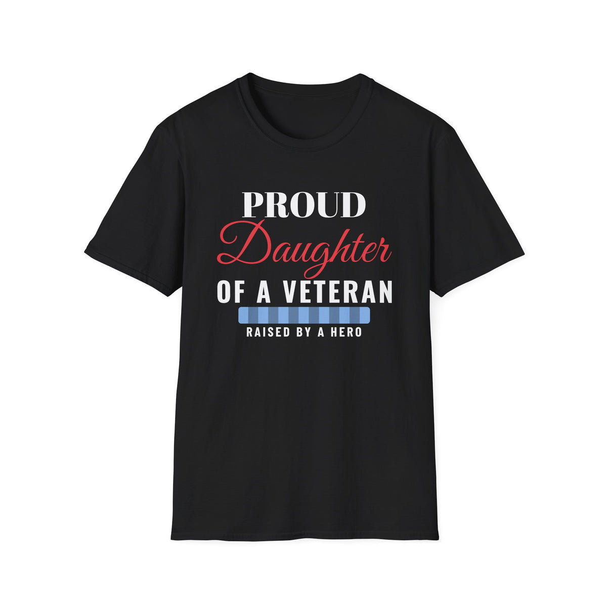 Proud Daughter Of A Veteran T-Shirt – Gifted Porch, view 2