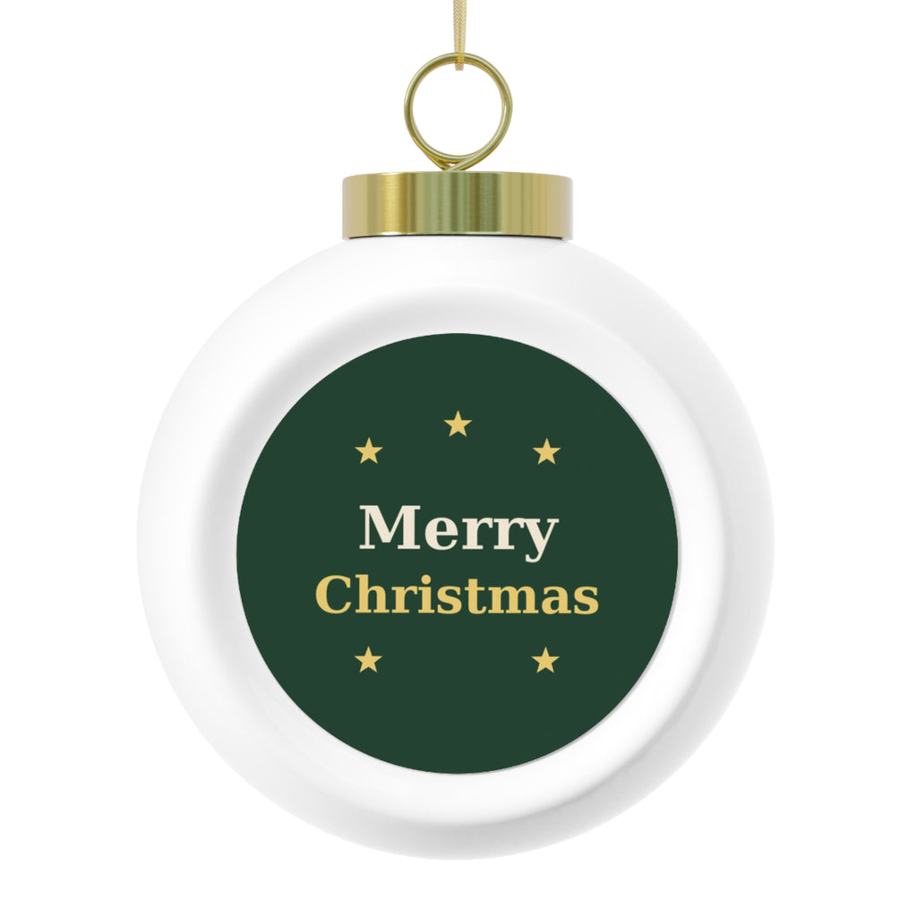 Merry Christmas Glass Ball Ornament – Christmas gift
