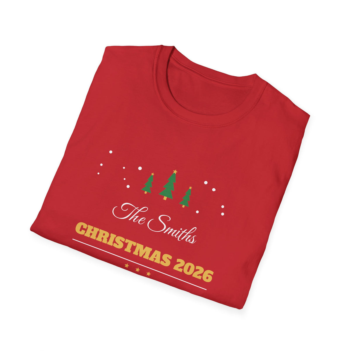 Custom Family Name Christmas 2026 Tee