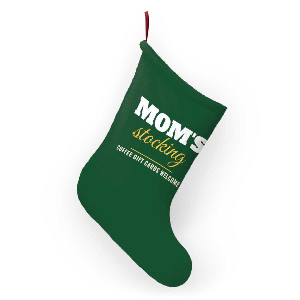 Mom's Stocking Coffee Gift Cards Welcome Christmas Stocking – Gifted Porch, view 4