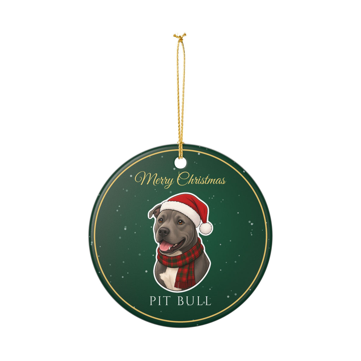 Pit Bull Dog Christmas Ornament – Gifted Porch, view 7
