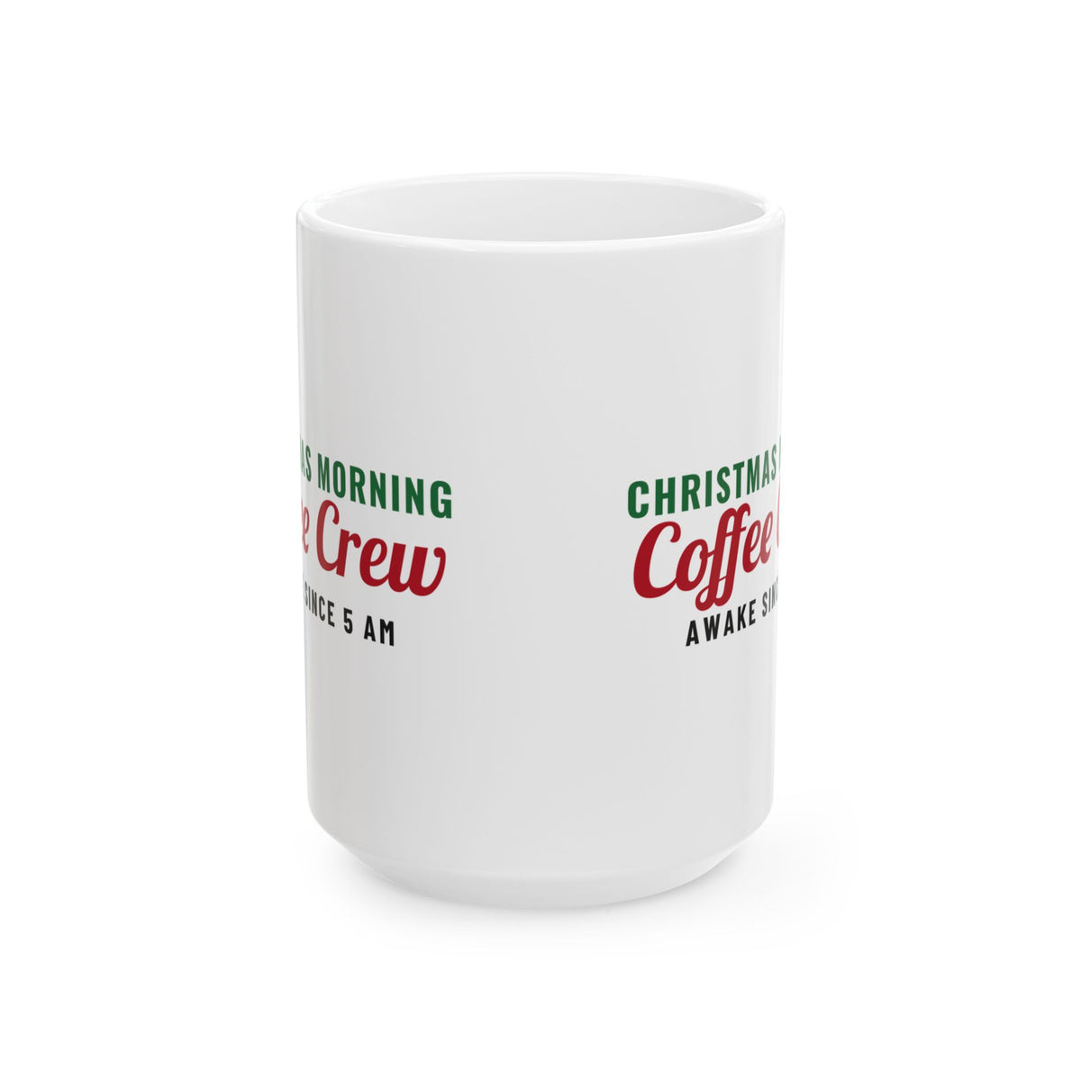 Christmas Morning Coffee Crew Mug Family Christmas Gift – Gifted Porch, view 3