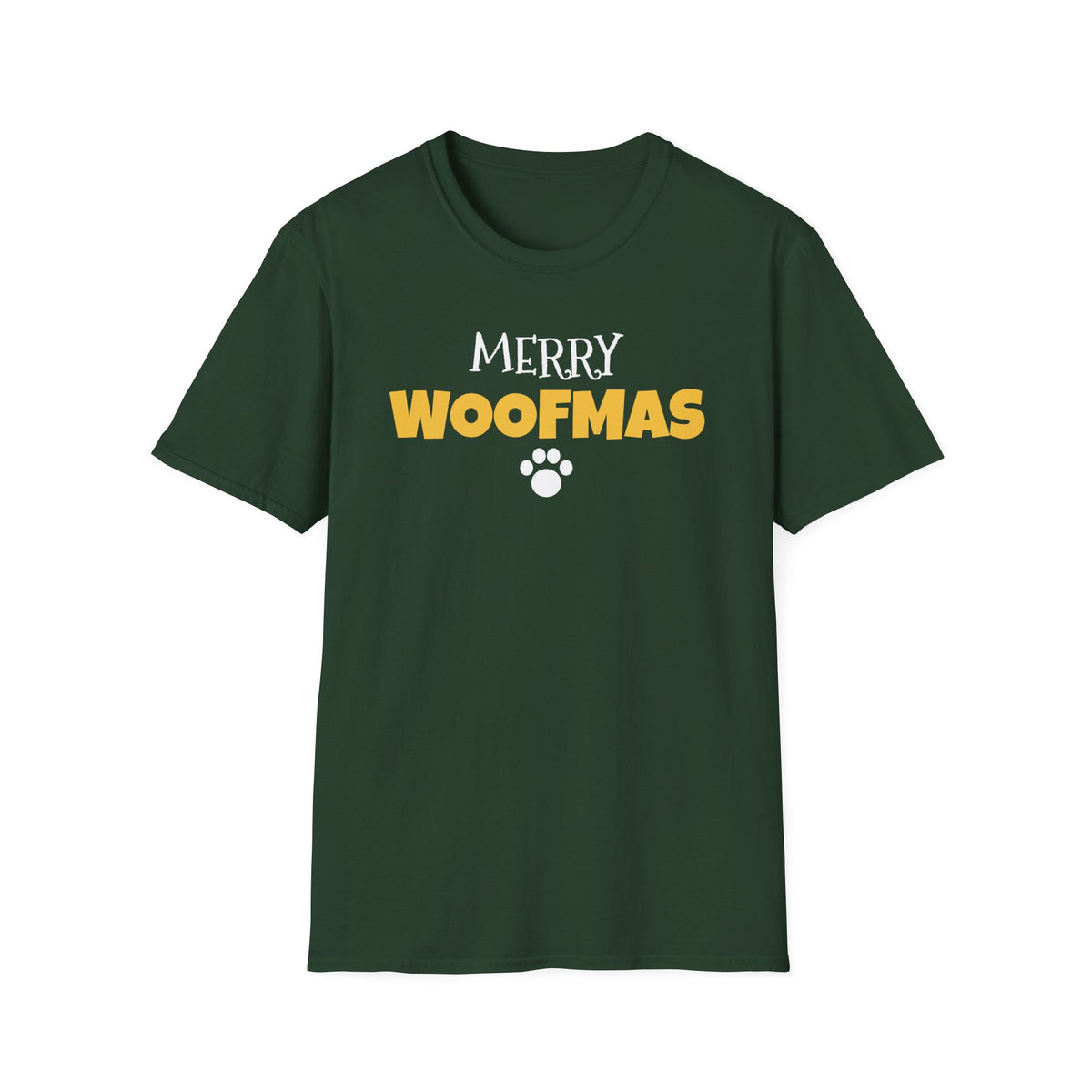 Merry Woofmas Funny Dog Christmas T-Shirt Dog Mom Dog Dad Holiday Gift Tee – Gifted Porch