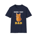 Orange Tabby Cat Dad Shirt
