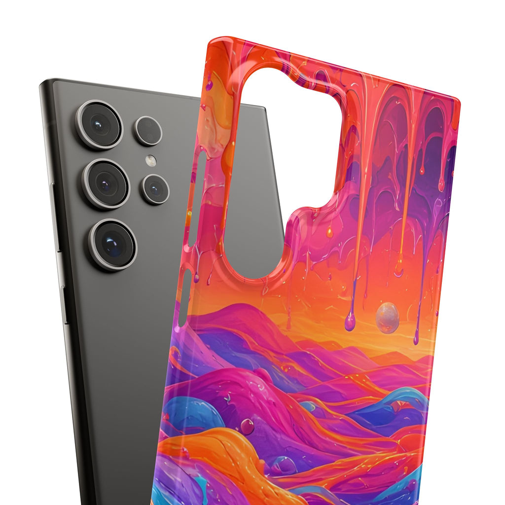 Melting Sunset Abstract Phone Case
