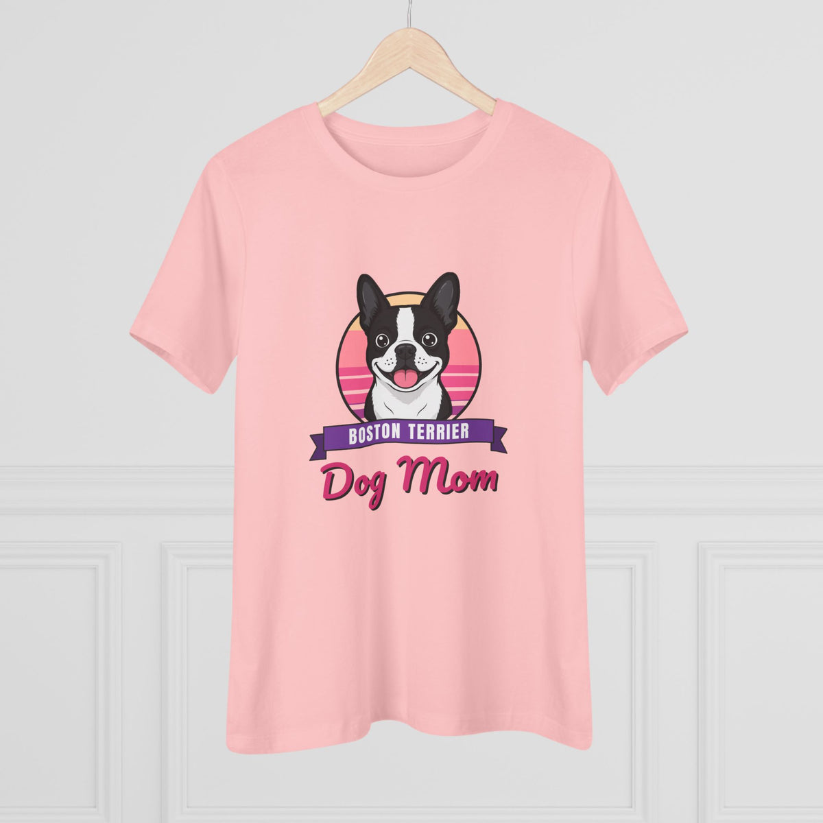 Boston Terrier Dog Mom Women's Tee