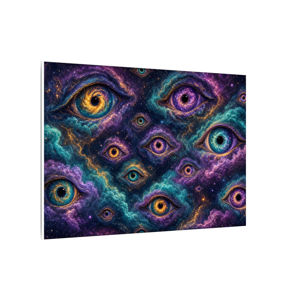 Cosmic Eyes Abstract Canvas Wall Art – unique art gift, photo 10