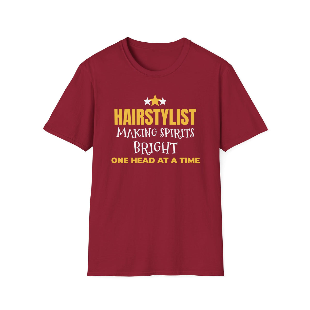 Hairstylist Making Spirits Bright One Head At A Time Christmas T-Shirt Gift – Gifted Porch