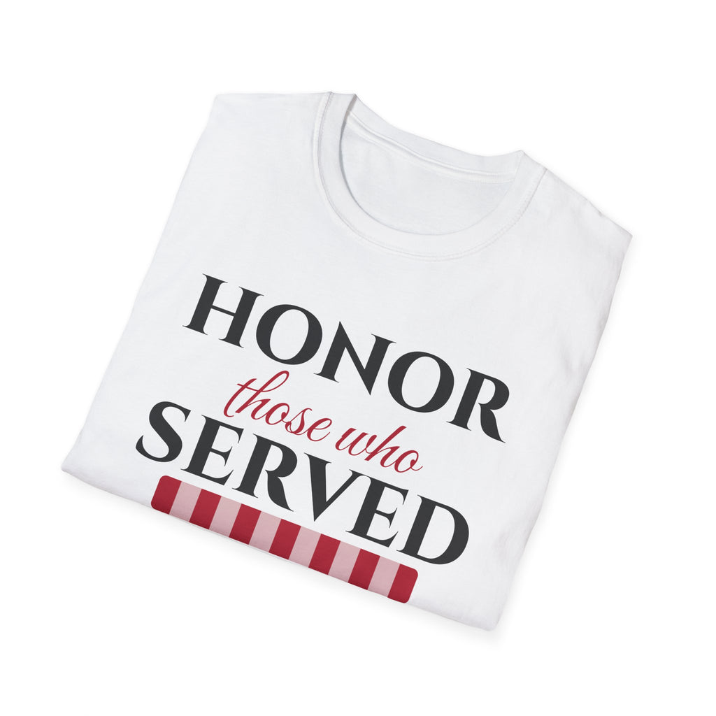 Honor Those Who Served Memorial Day Patriotic T-Shirt – Gifted Porch, view 5
