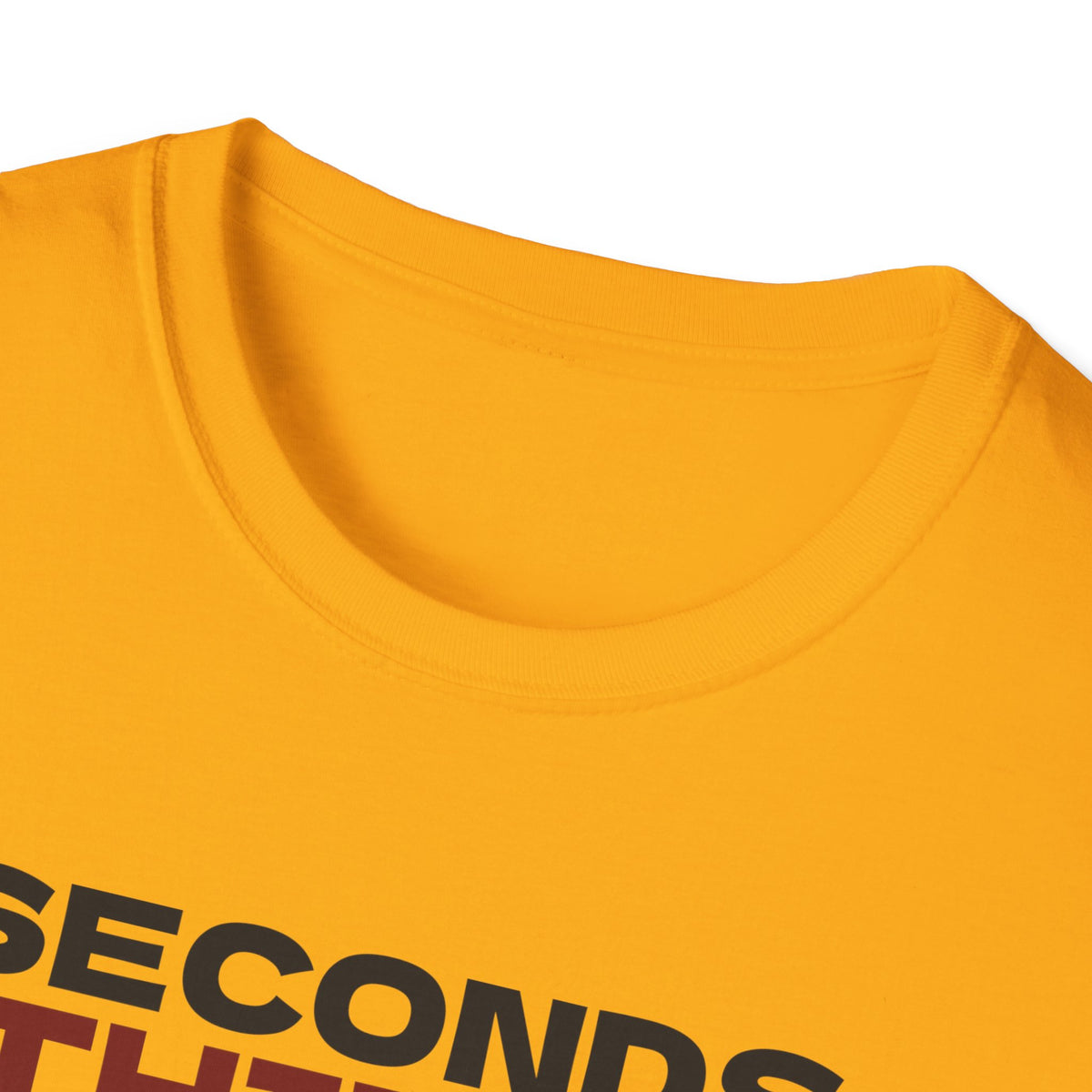 Seconds Thirds Elastic Waistband Funny Thanksgiving T-Shirt – Gifted Porch, view 14