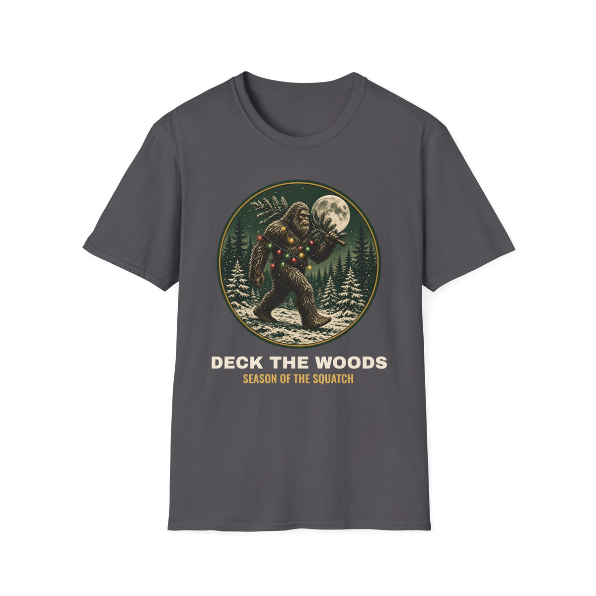 Deck The Woods Sasquatch Tee