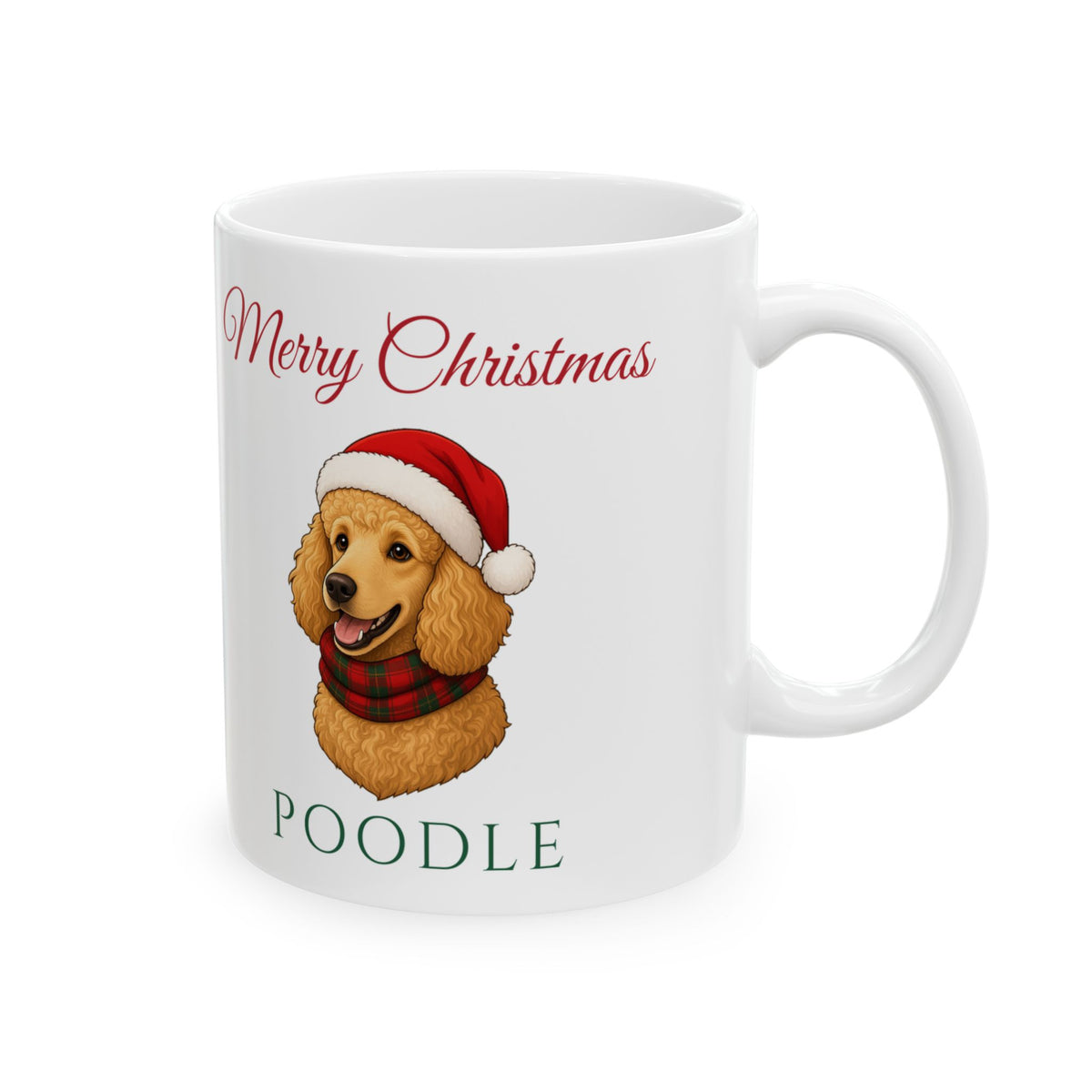Poodle Dog Christmas Mug – Gifted Porch, view 5
