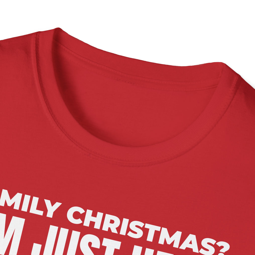 I'm Just Here To Pet The Dog Christmas T-Shirt – Gifted Porch, view 15