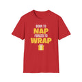 Born To Nap Forced To Wrap Funny Christmas T-Shirt – Gifted Porch, view 4