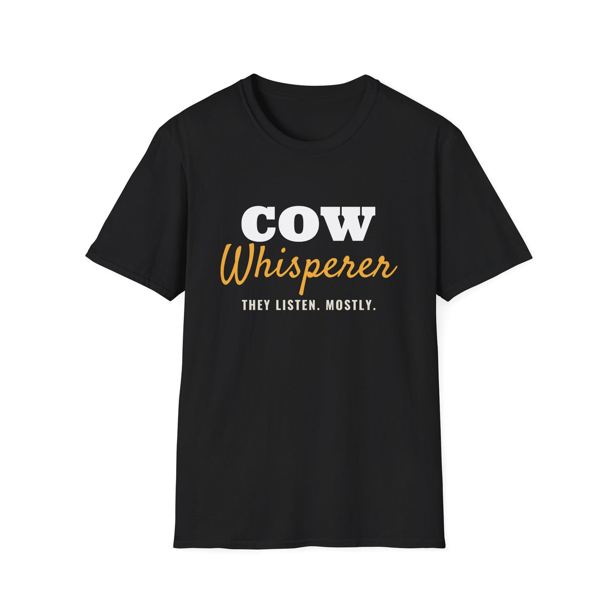 Cow Whisperer Funny Cow T-Shirt – Gifted Porch, view 2
