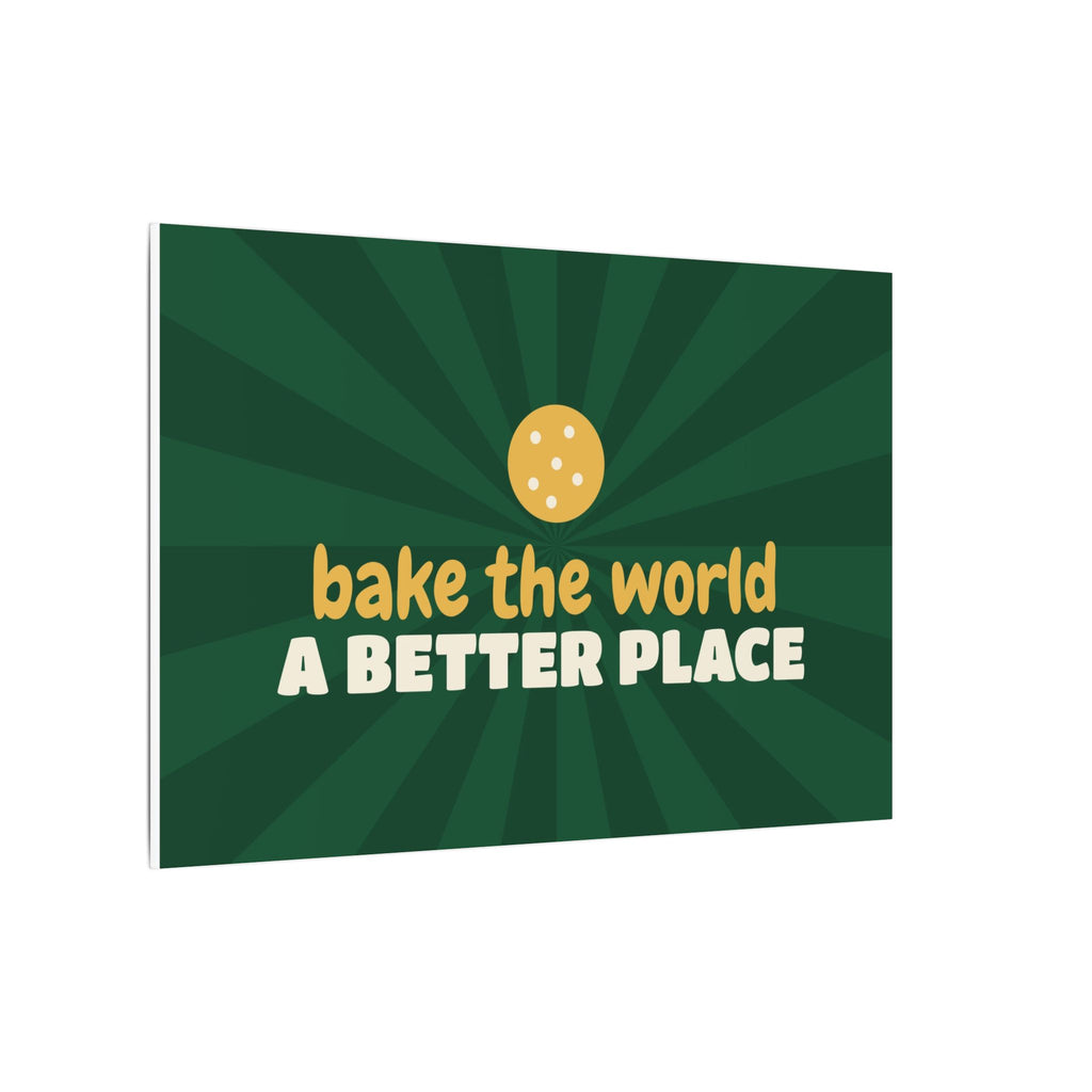 Bake the World a Better Place Canvas