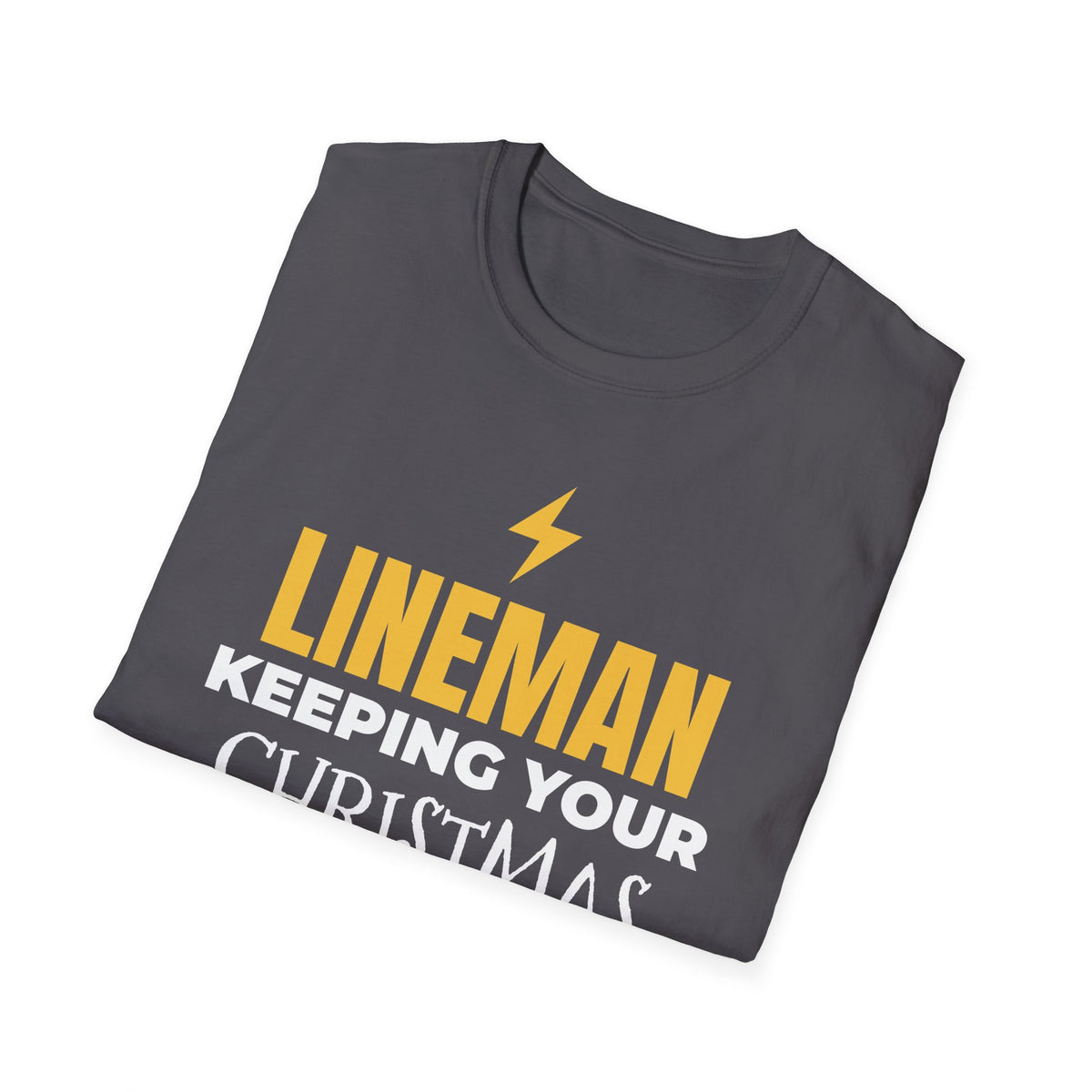 Lineman Keeping Your Christmas Lights On T-Shirt Power Lineman Holiday Gift – Gifted Porch