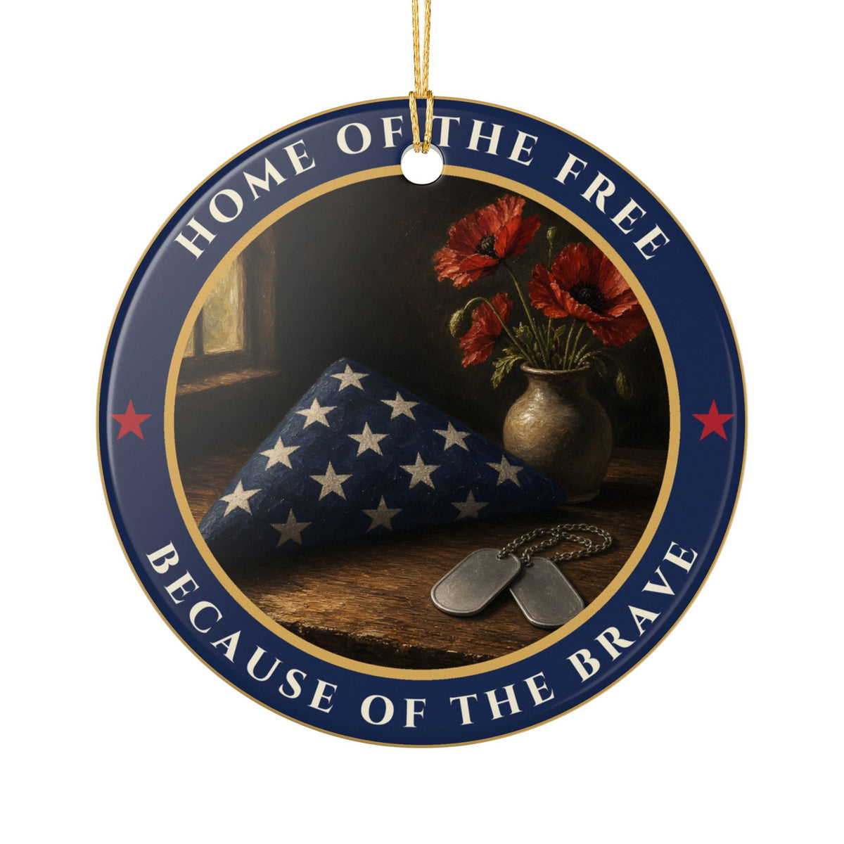 Because of the Brave Ornament