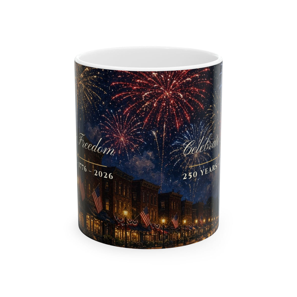Celebrate Freedom Fireworks Mug