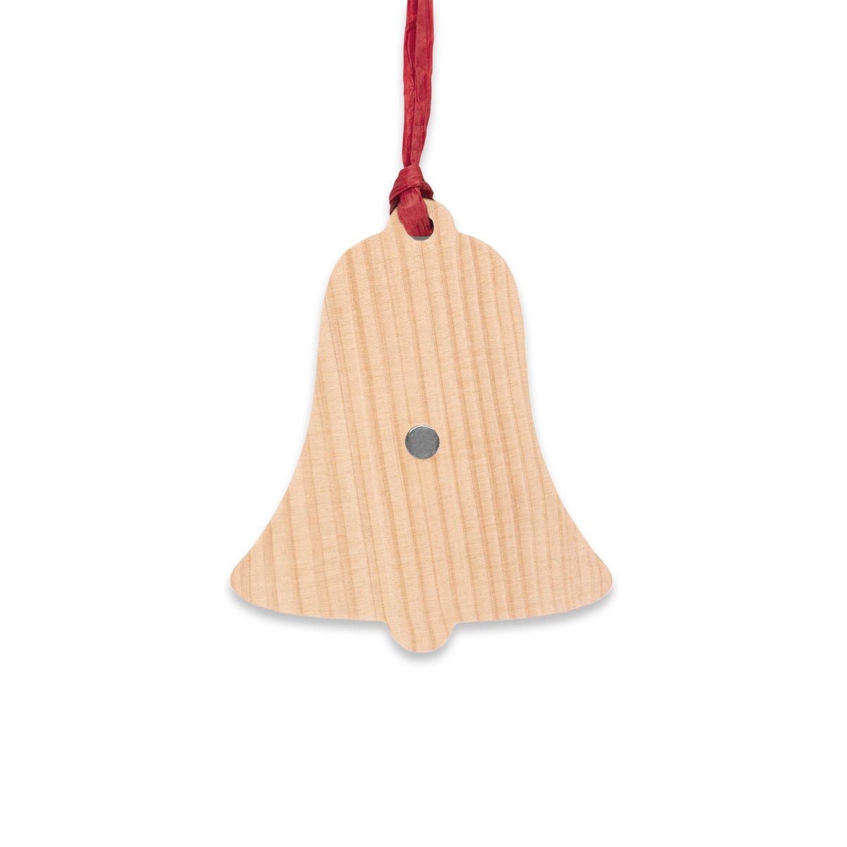 Baby's First Christmas Bell Wood Ornament