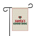 Santa's Good Dog Garden Flag