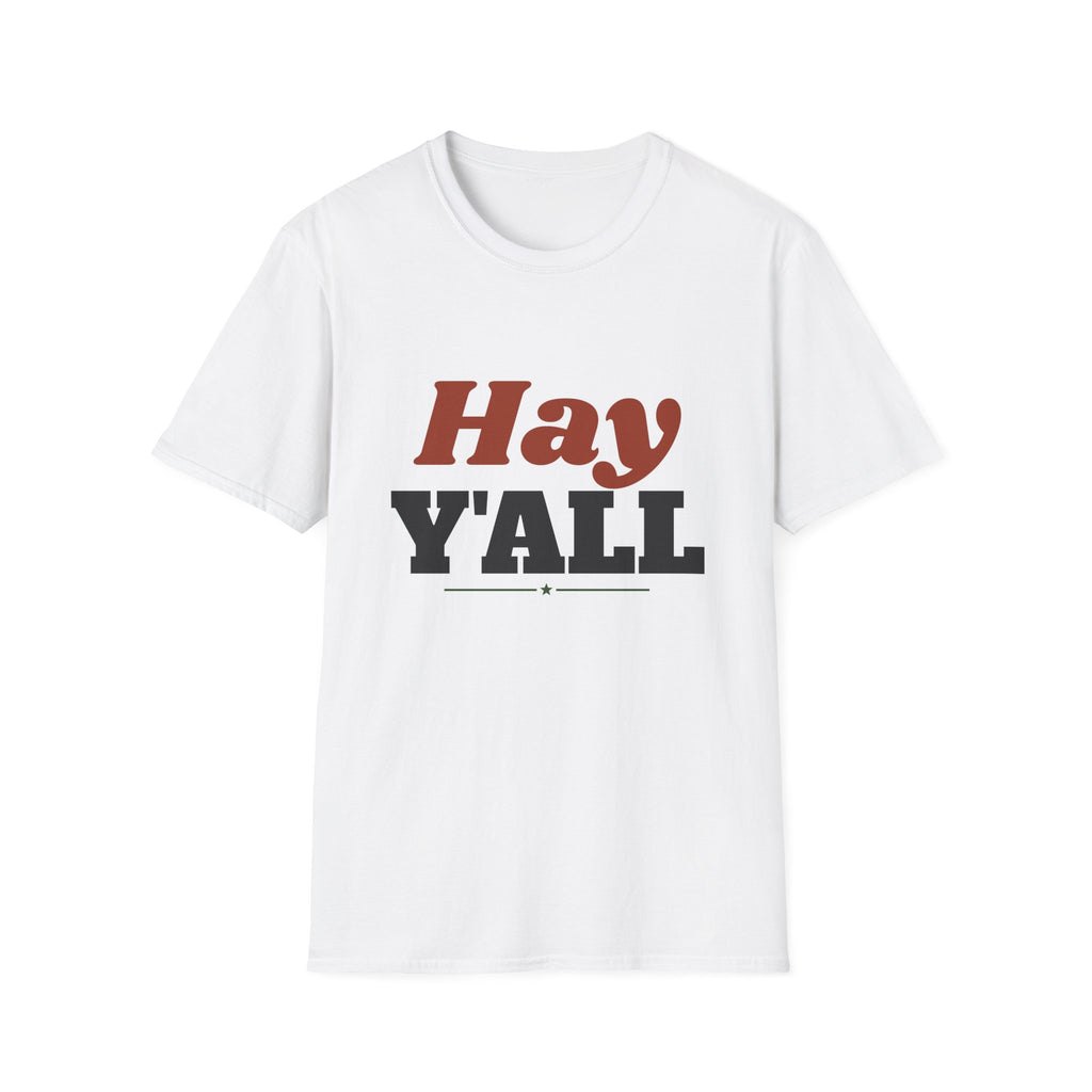 Hay Y'all Funny Country T-Shirt – Gifted Porch, view 1