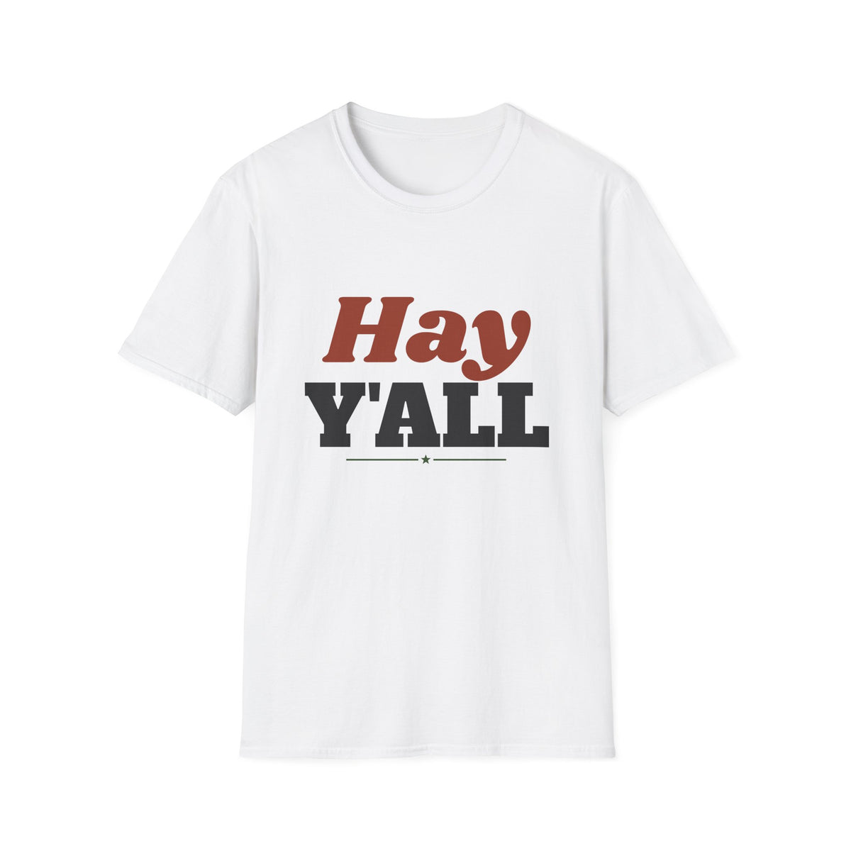 Hay Y'all Funny Country T-Shirt – Gifted Porch, view 1