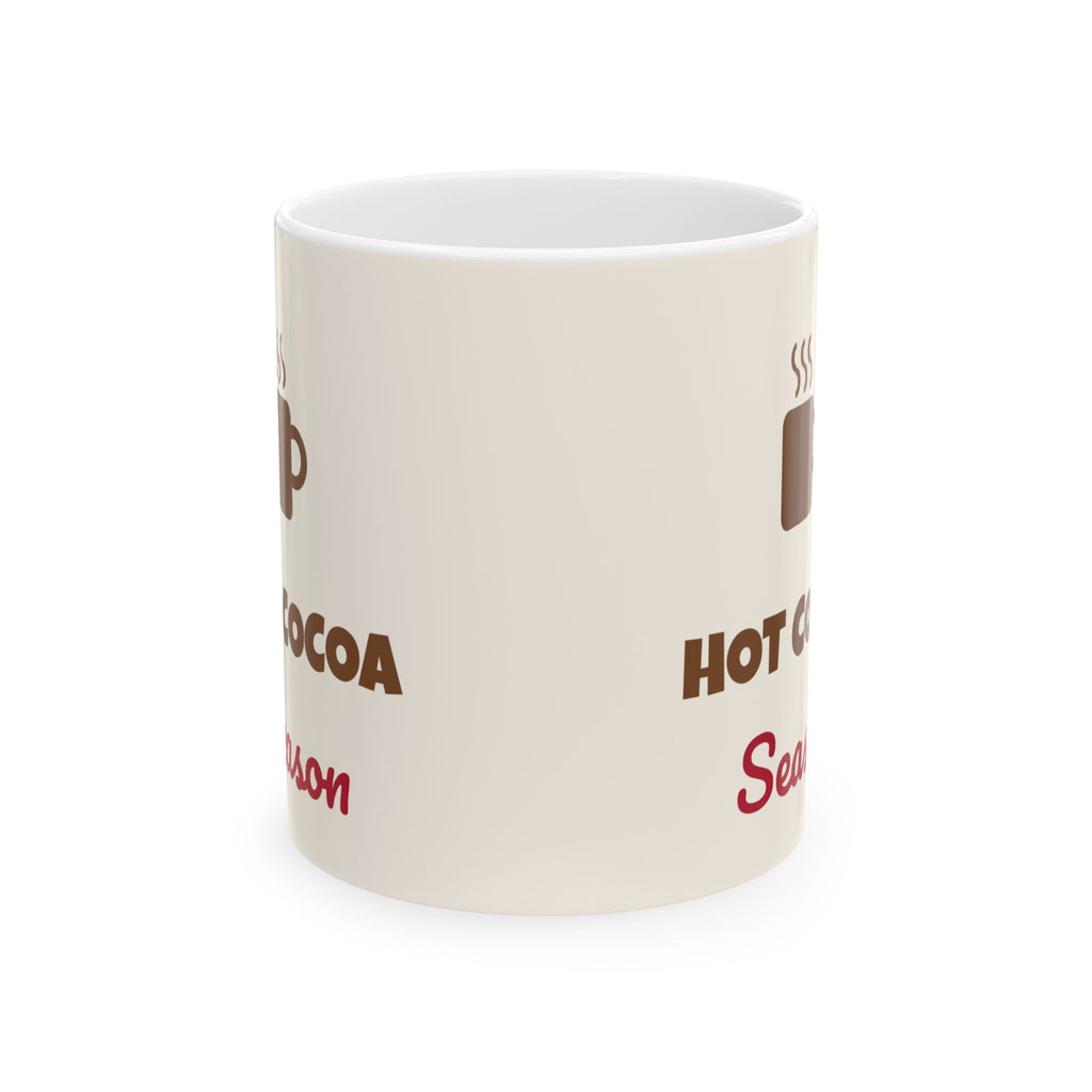 Hot Cocoa Season Christmas Mug 11oz Ceramic Winter Coffee Mug Holiday Gift – Gifted Porch