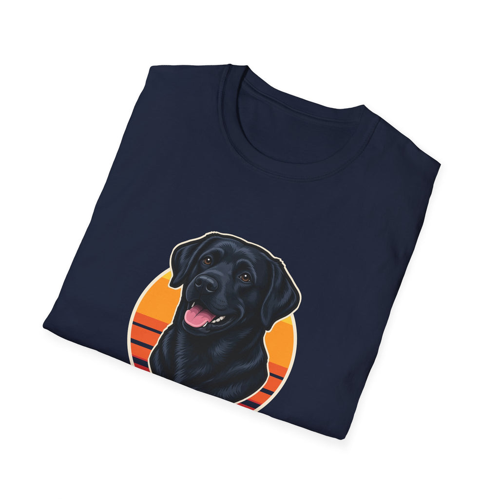 Black Lab Dog Dad Shirt